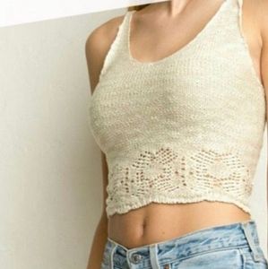 Brandy Melville crochet top